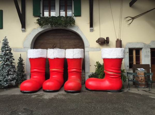 Bottes géantes du Père Noël